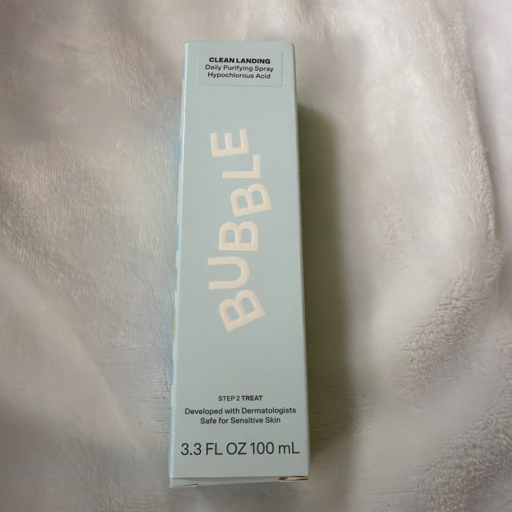 Bubble Skincare Clean Landing Daily Purifying Toner Spray 3.3 fl oz Hypochlorous